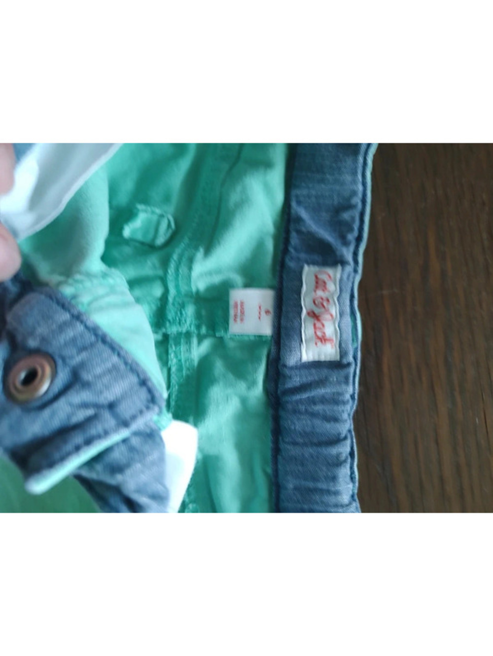 Cat & Jack Boys' Shorts Size 6T Turquoise Shark Print - Picture 2 of 6